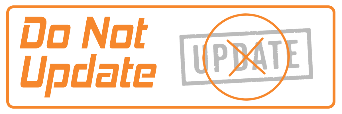 Dont Update