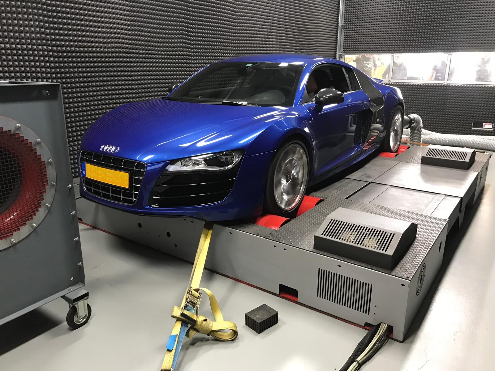 audi r8 power test bench