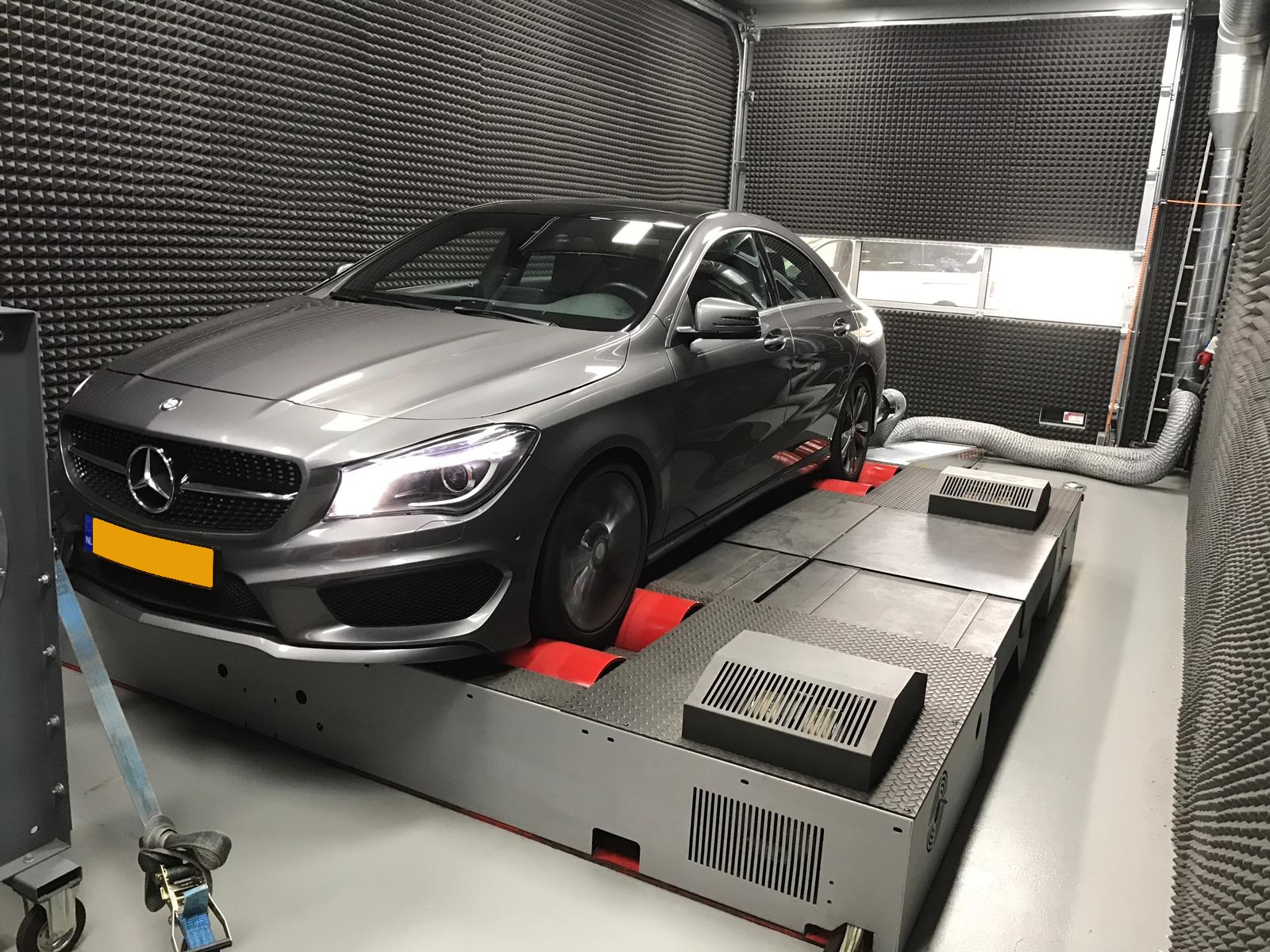 Chip tuning of a Mercedes